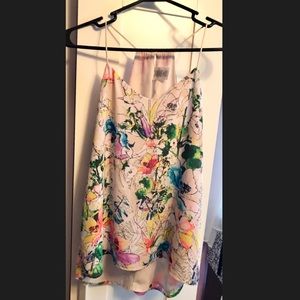 Floral printed Barcelona tank